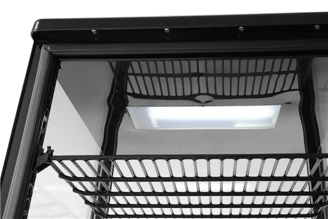 Witryna chłodnicza nastawna, 68l, czarny, 230V/170W, 444x397x875mm Arktic 233238