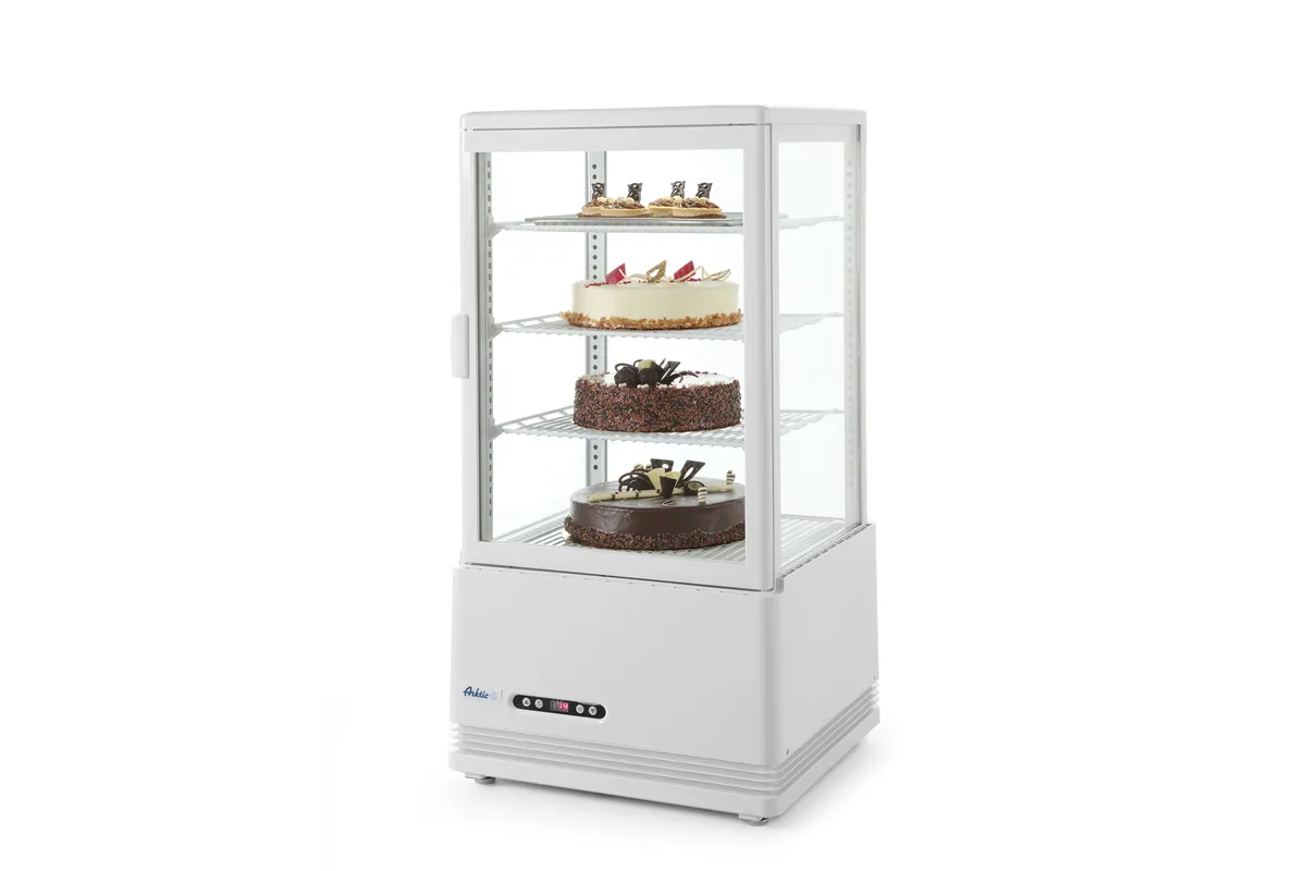 Witryna chłodnicza nastawna, 68l, biały, 230V/170W, 444x397x875mm Arktic 233634