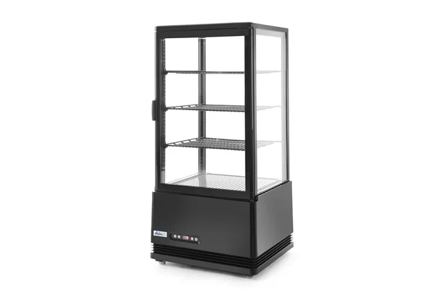 Witryna chłodnicza nastawna, 78l, czarny, 230V/170W, 444x397x940mm Arktic 233658