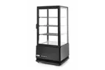 Witryna chłodnicza nastawna, 78l, czarny, 230V/170W, 444x397x940mm Arktic 233658