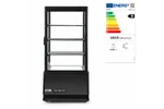 Witryna chłodnicza nastawna, 78l, czarny, 230V/170W, 444x397x940mm Arktic 233658