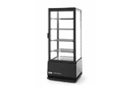 Witryna chłodnicza nastawna, 98l, czarny, 230V/210W, 444x397x1100mm Arktic 233269