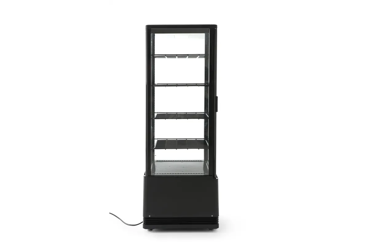Witryna chłodnicza nastawna, 98l, czarny, 230V/210W, 444x397x1100mm Arktic 233269