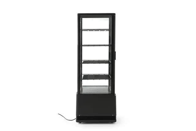 Witryna chłodnicza nastawna, 98l, czarny, 230V/210W, 444x397x1100mm Arktic 233269