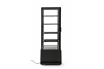 Witryna chłodnicza nastawna, 98l, czarny, 230V/210W, 444x397x1100mm Arktic 233269