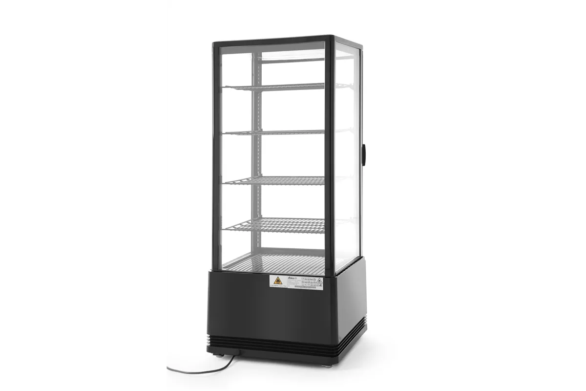 Witryna chłodnicza nastawna, 98l, czarny, 230V/210W, 444x397x1100mm Arktic 233269