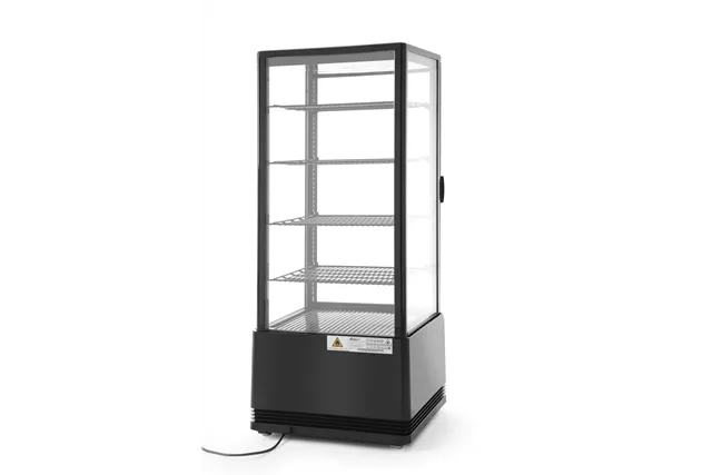 Witryna chłodnicza nastawna, 98l, czarny, 230V/210W, 444x397x1100mm Arktic 233269