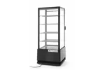 Witryna chłodnicza nastawna, 98l, czarny, 230V/210W, 444x397x1100mm Arktic 233269