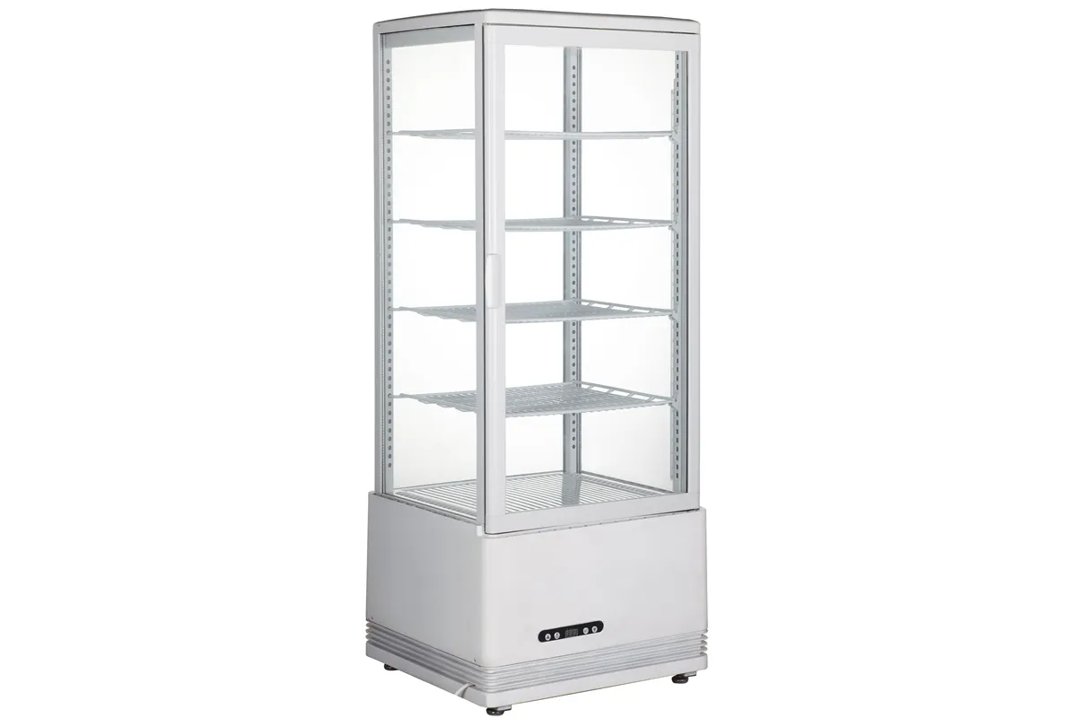 Witryna chłodnicza nastawna, 98l, biały, 230V/210W, 444x397x1100mm Arktic 233665