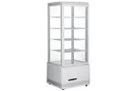 Witryna chłodnicza nastawna, 98l, biały, 230V/210W, 444x397x1100mm Arktic 233665