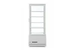 Witryna chłodnicza nastawna, 98l, biały, 230V/210W, 444x397x1100mm Arktic 233665
