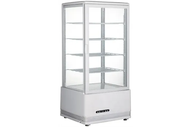 Witryna chłodnicza nastawna, 98l, biały, 230V/210W, 444x397x1100mm Arktic 233665