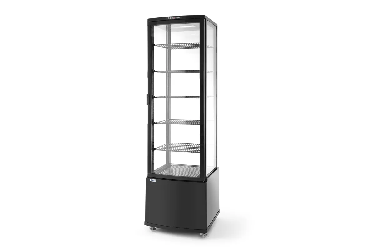 Witryna chłodnicza, 270l, czarny, czarny, 230V/290W, 556x526x1913mm Arktic 233290