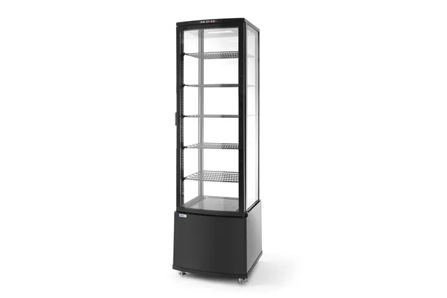 Witryna chłodnicza, 270l, czarny, czarny, 230V/290W, 556x526x1913mm Arktic 233290