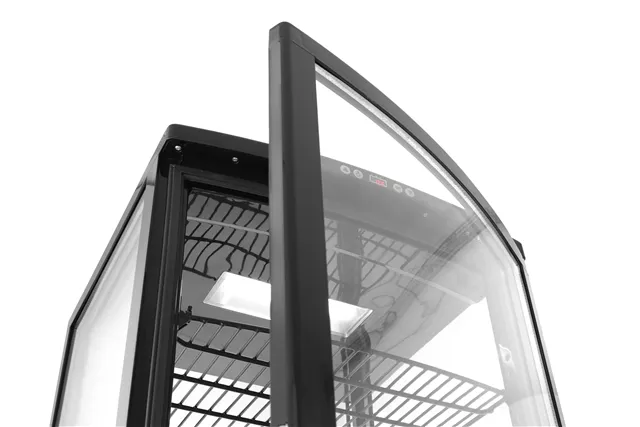 Witryna chłodnicza, 270l, czarny, czarny, 230V/290W, 556x526x1913mm Arktic 233290