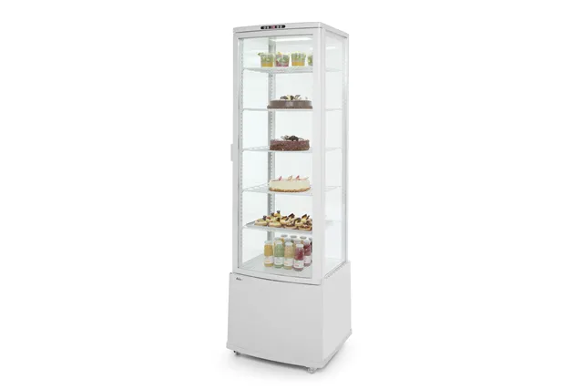 Witryna chłodnicza, 270l, biały, biały, 230V/290W, 550x520x1870mm Arktic 233696