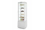 Witryna chłodnicza, 270l, biały, biały, 230V/290W, 550x520x1870mm Arktic 233696