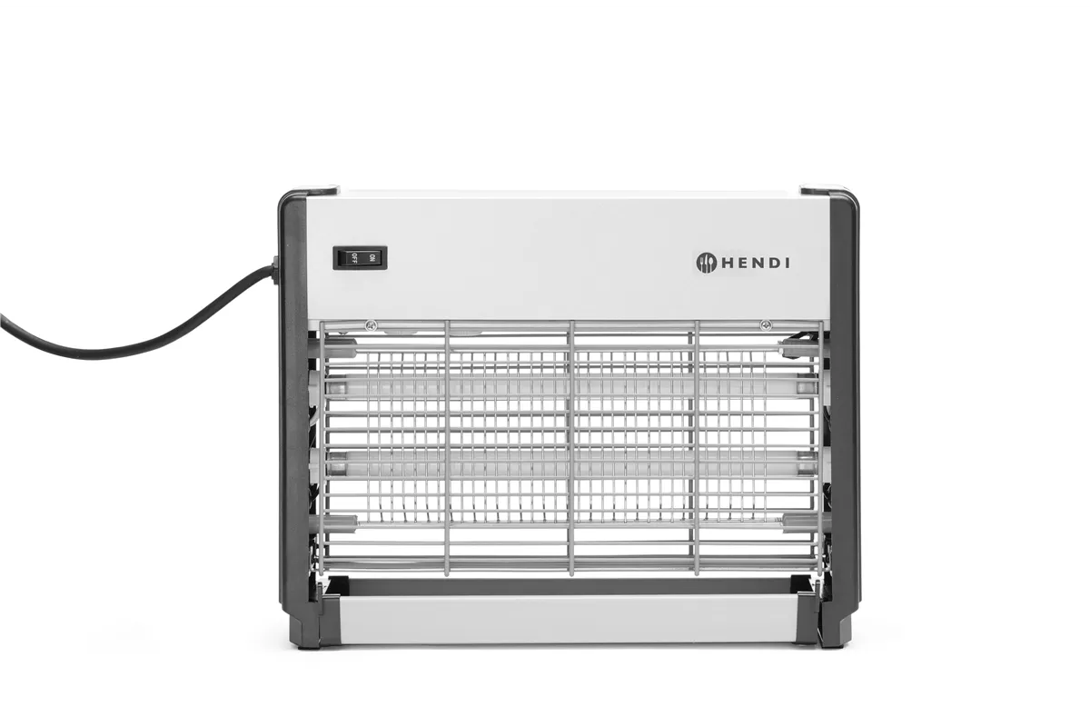 Lampa owadobójcza, Zasięg działania: 50 m², 230V/26W, 379x103x265mm Hendi 270158