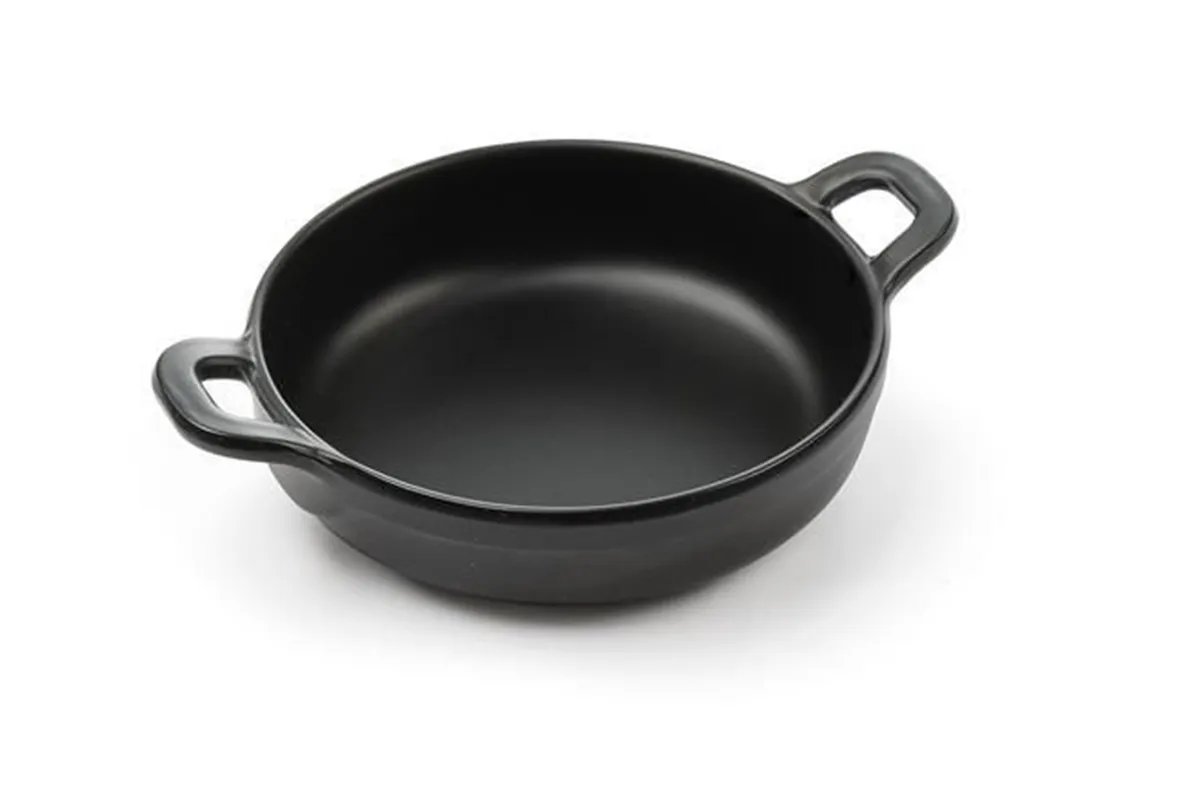 Rondelek czarny Little Chef mini okrągły, czarny, 150x115x37mm Hendi 564523