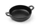 Rondelek czarny Little Chef mini okrągły, czarny, 189x147x37mm Hendi 564530