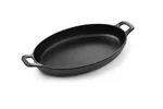 Rondelek czarny mini owalny Little Chef, czarny, 155x80x37mm Fine Dine 564547