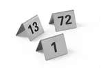 Tabliczka informacyjna z numerem, Numer 1-12, 50x35x40mm Hendi 663844