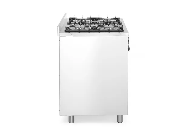 Kuchnia gazowa 5-palnikowa z piekarnikiem elektrycznym i grillem Kitchen Line 230V/2900W 14,3kW 900x653x900mm Hendi 225707