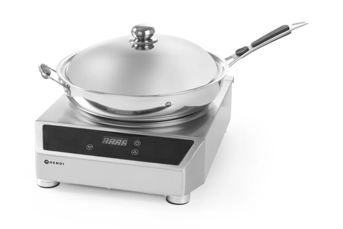 Wok indukcyjny 3500, Profi Line, kuchenka, 230V/3500W, 340x450x130mm Hendi 239766