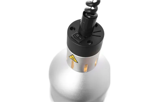 Lampa do podgrzewania potraw wisząca, cylindryczna, srebrny, 230V/250W, ⌀175x250mm Hendi 273883