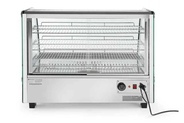 Witryna grzewcza nastawna, 160 litrów, 230V/1500W, 885x570x680mm Hendi 233733