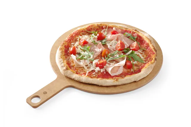 Deska do serwowania pizzy z uchwytem, ⌀356x6mm Hendi 500040