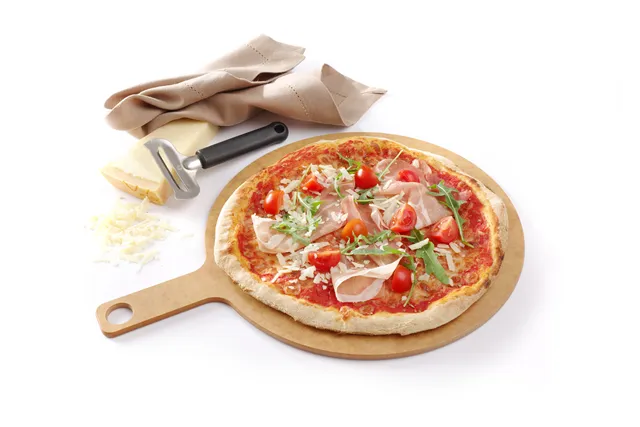 Deska do serwowania pizzy z uchwytem, ⌀305x6mm Hendi 505533