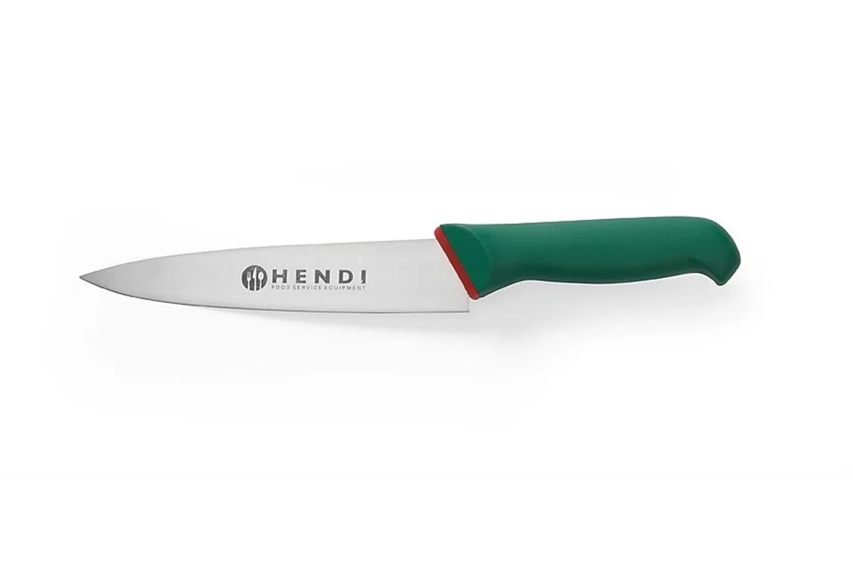 Nóż kuchenny, zielony, 300mm Hendi 843857