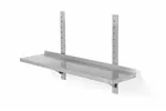 Półka wisząca regulowana, pojedyncza, z 2 konsolami, 800x300x600mm Hendi 811719