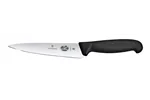 Nóż kuchenny z szerokim ostrzem, czarny, 284mm Victorinox 5.2003.15