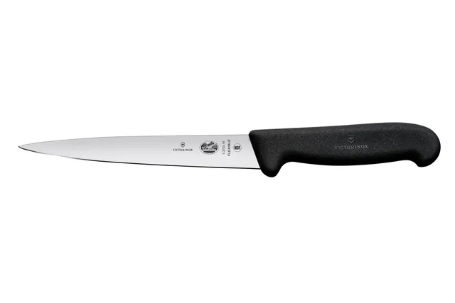 Nóż do filetowania, czarny, 283mm Victorinox 5.3703.16