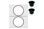 Matryca do zgrzewarki, 2x pojemnik do zupy ø115 mm Hendi 805633