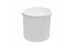 Pojemnik do lodu, 5L, biały, ⌀190x200mm BarUp 594742