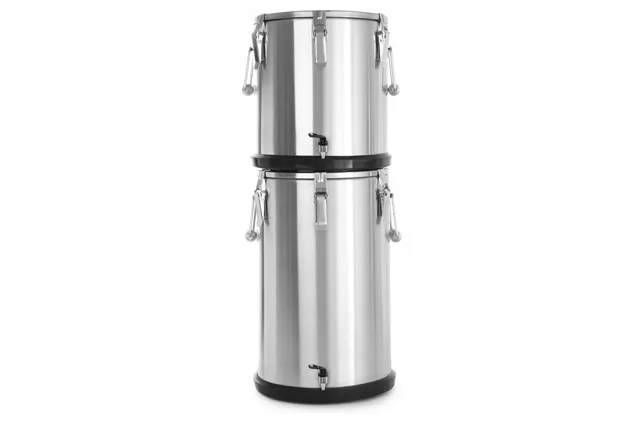 Termos do transportu żywności – z kranem, Profi Line, 20L, ⌀330x360mm Hendi 710227