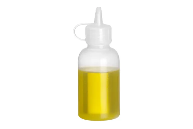 Mini dyspenser do sosów - zestaw 4 szt., 0,05L, transparentny, ⌀35x100mm Hendi 557990
