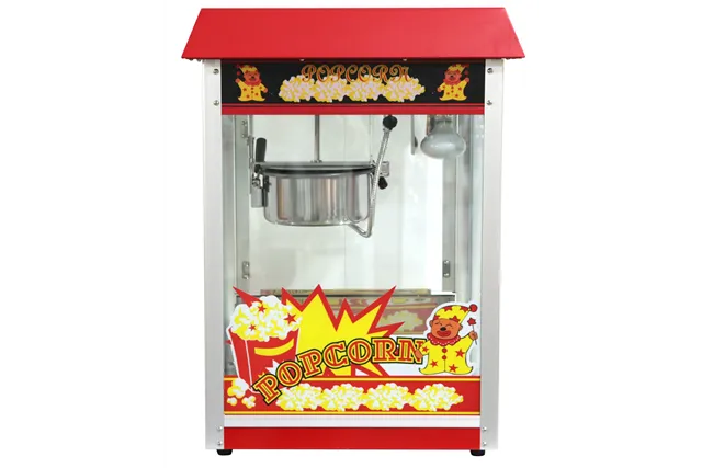 Urządzenie do popcornu, czerwony, 230V/1500W, 574x420x778mm Hendi 282748