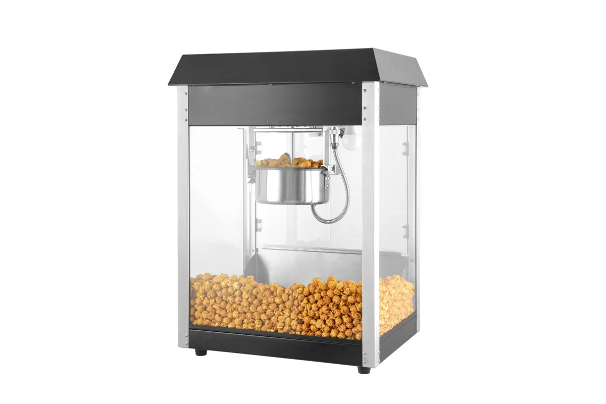 Urządzenie do popcornu, czarny, 230V/1500W, 574x420x778mm Hendi 282762
