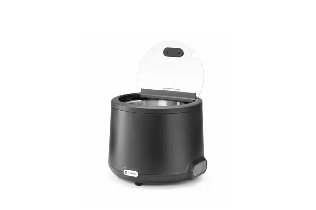 Kociołek do zupy UNIQ, 8L, czarny, 220-240V/500W, ⌀365x325mm Hendi 860526