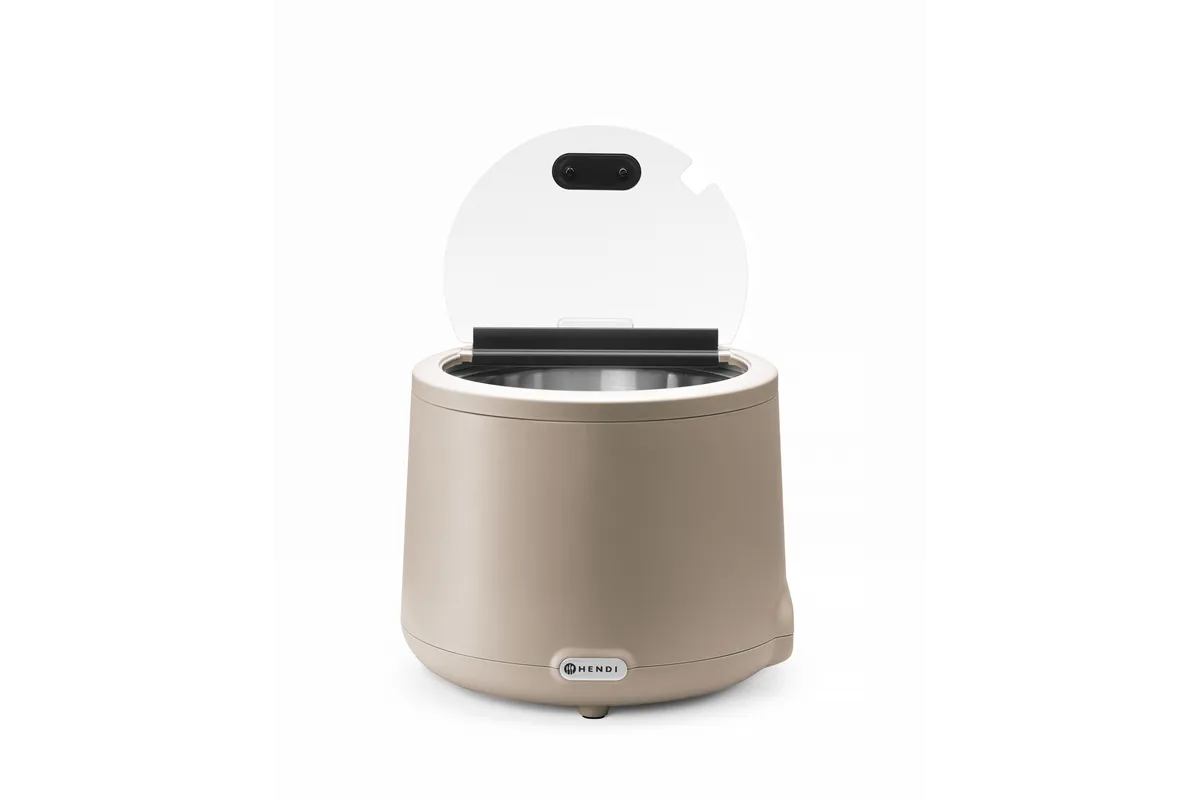 Kociołek do zupy UNIQ, 8L, beżowy, 220-240V/500W, ⌀365x325mm Hendi 860557