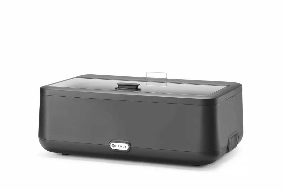 Podgrzewacz elektryczny UNIQ, czarny, 220-240V/700W, 607x402x245mm Hendi 470411