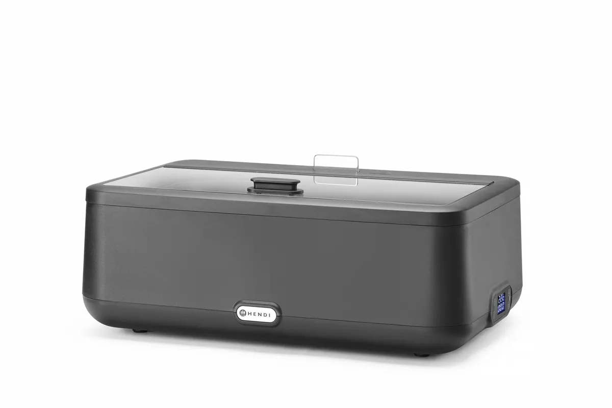 Podgrzewacz elektryczny UNIQ, czarny, 220-240V/700W, 607x402x245mm Hendi 470411