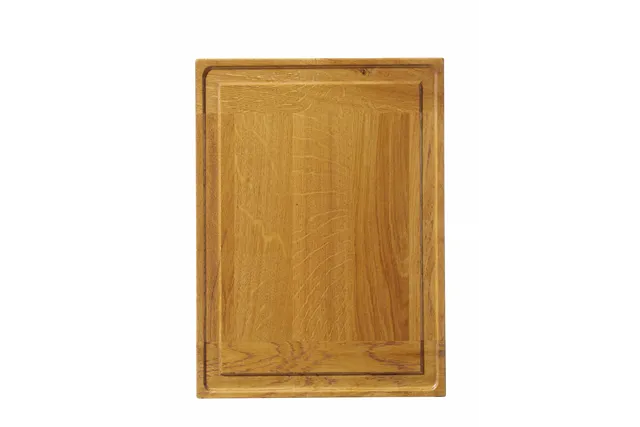 Deska dębowa do serwowania, 370x270x20mm, Prostokątny Hendi 505465
