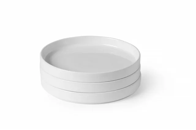 Talerz z wysokim rantem Oslo, Oslo, biały, ⌀240x26mm Hendi 768747