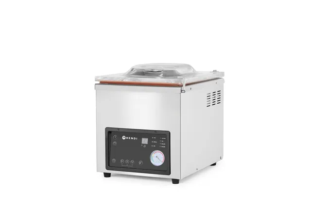 Pakowarka próżniowa - komorowa, Profi Line, listwa zgrzewająca 350 mm, 230V/750W, 450x555x480mm Hendi 975275