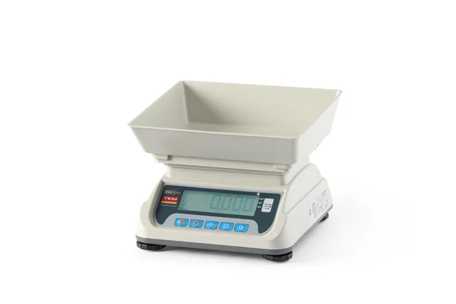 Waga sklepowa LCD z portem RS232 i legalizacją, seria ECO+, 255x264x189mm Tem TEKO+LCD06C-P1-B1